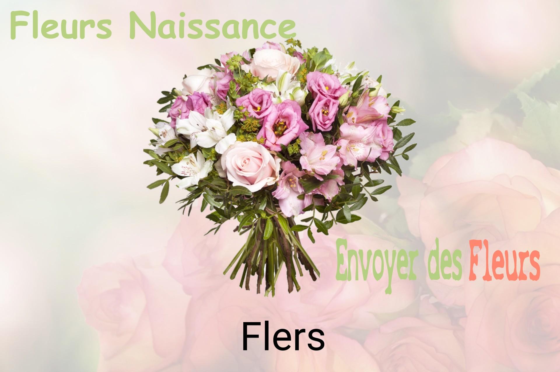 Bouquet de fleurs de naissance livré à Flers